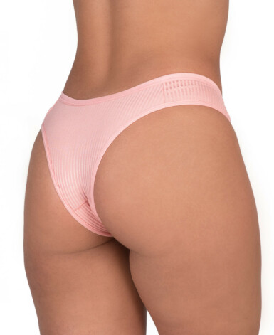 Tanga com tecido canelado - Leka