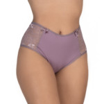 Calcinha confortável com laterais em renda -Lenita