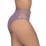 Calcinha confortável com laterais em renda -Lenita