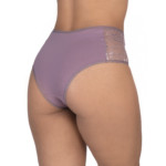 Calcinha confortável com laterais em renda -Lenita
