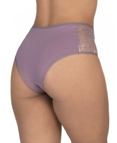 Calcinha confortável com laterais em renda -Lenita