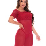 Camisola longa em tule - Dayse