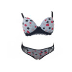 Conjunto estampado e renda - Lissandra