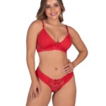 Conjunto sem bojo sensual - Letielle