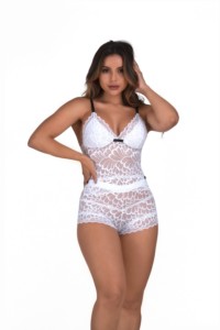 Short Doll sexy em renda - Suellen