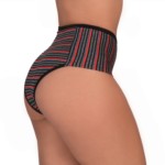 Tanga estampada confortável - Pietra