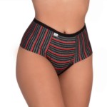 Tanga estampada confortável - Pietra