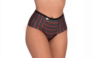 Tanga estampada confortável - Pietra