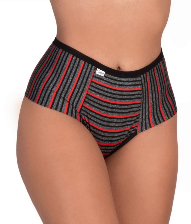 Tanga estampada confortável - Pietra
