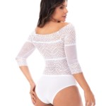 Body em renda e tule - Yasmin