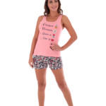 Pijama Feminino Camiseta