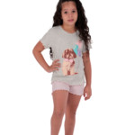 Pijama infantil feminino