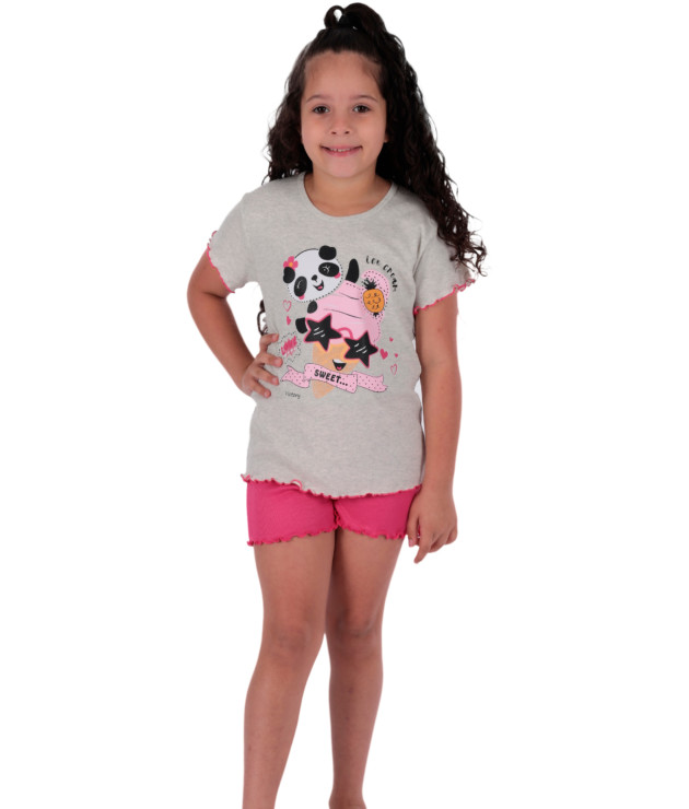 Pijama infantil feminino