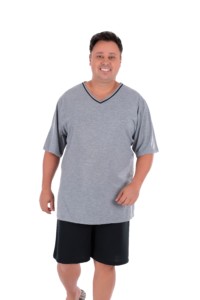 Pijama masculino plus size