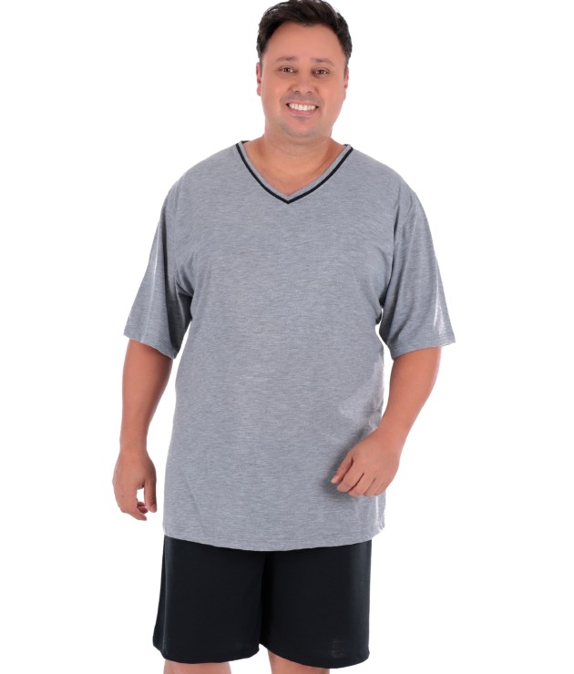 Pijama masculino plus size