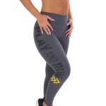 Calça legging com estampa na lateral