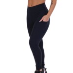 Calça legging longa com bolso
