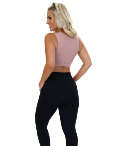 Conjunto Fitness legging comprida com top