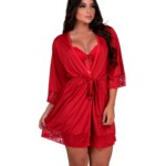 Conjunto sexy com Robe Feminino
