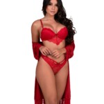 Conjunto sexy com Robe Feminino