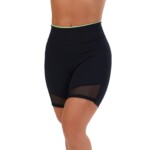 Short Fitness com elástico colorido e bolso