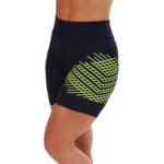 Short Fitness curto com estampa neon