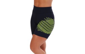 Short Fitness curto com estampa neon