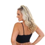 Topper Fitness com estampa de estrelas