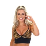 Topper Fitness Estampa de Onça