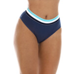 Calcinha com elástico colorido