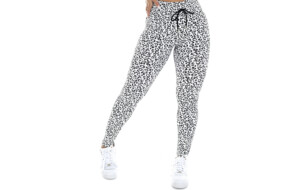 Calça legging animal print branco