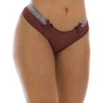 Calcinha com elástico brilhoso