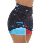 Short Fitness azul sublimado