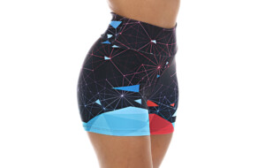 Short Fitness azul sublimado
