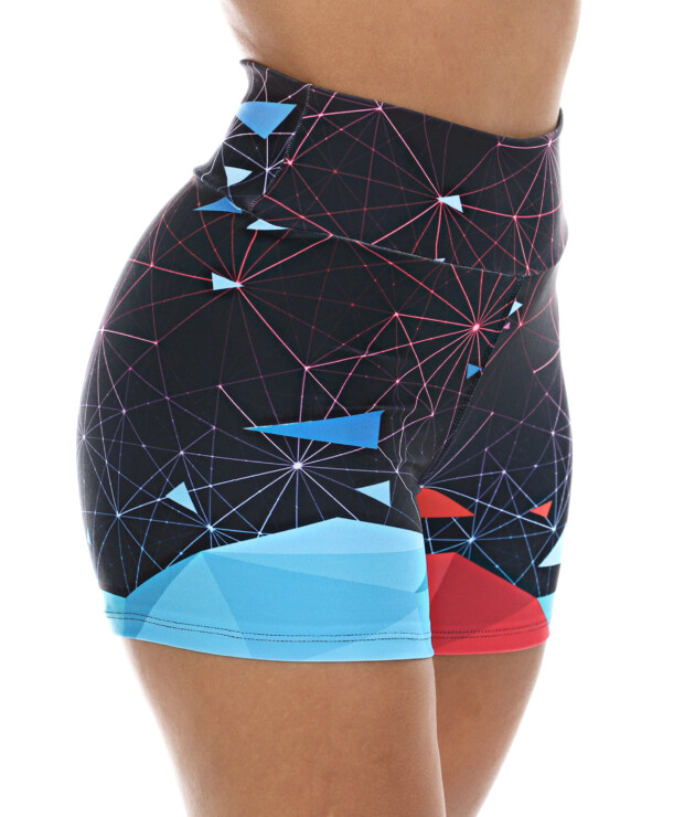 Short Fitness azul sublimado