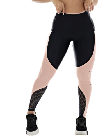 Calça legging elemental com Silk