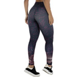 Calça legging preta sublimada