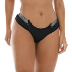 Calcinha com elástico brilhoso