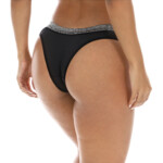 Calcinha com elástico brilhoso