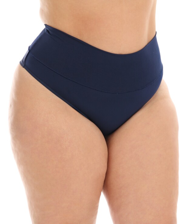 Calcinha Plus Size cintura alta fio duplo