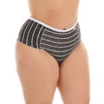 Tangão listrado Plus size