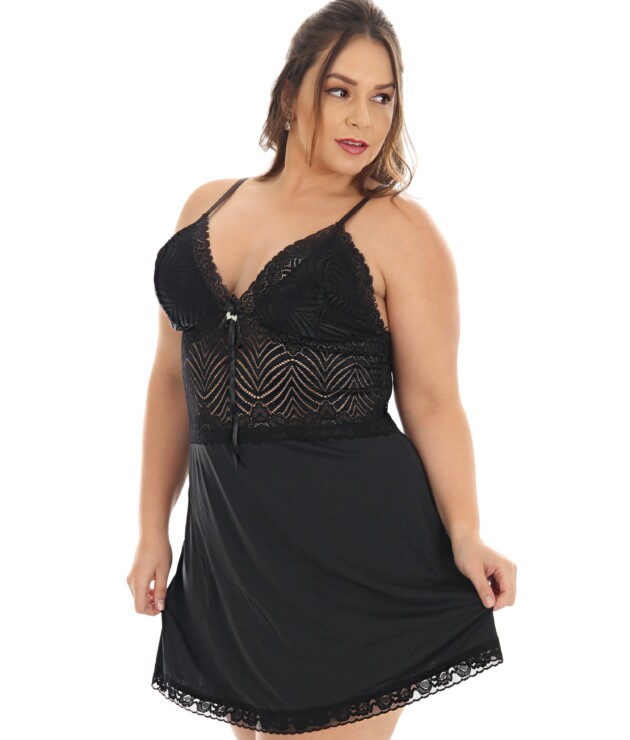 Camisola em microfibra plus size Juleila Costas
