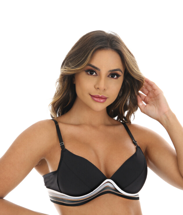 Soutien de bojo com elástico colorido