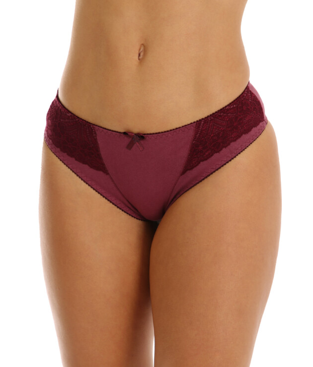 Calcinha de Algodão com Renda