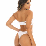 Conjunto em renda tomara que caia