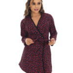 Robe feminino em suede