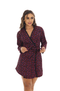 Robe feminino em suede