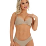 Conjunto conforto em microfibra com pala embutida chocolate