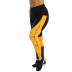 Calça legging com tela em detalhe Tempero