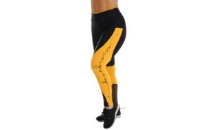 Calça legging com tela em detalhe Tempero